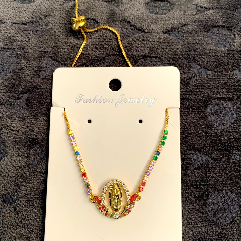 18K Gold Plated Lady Guadalupe bracelet